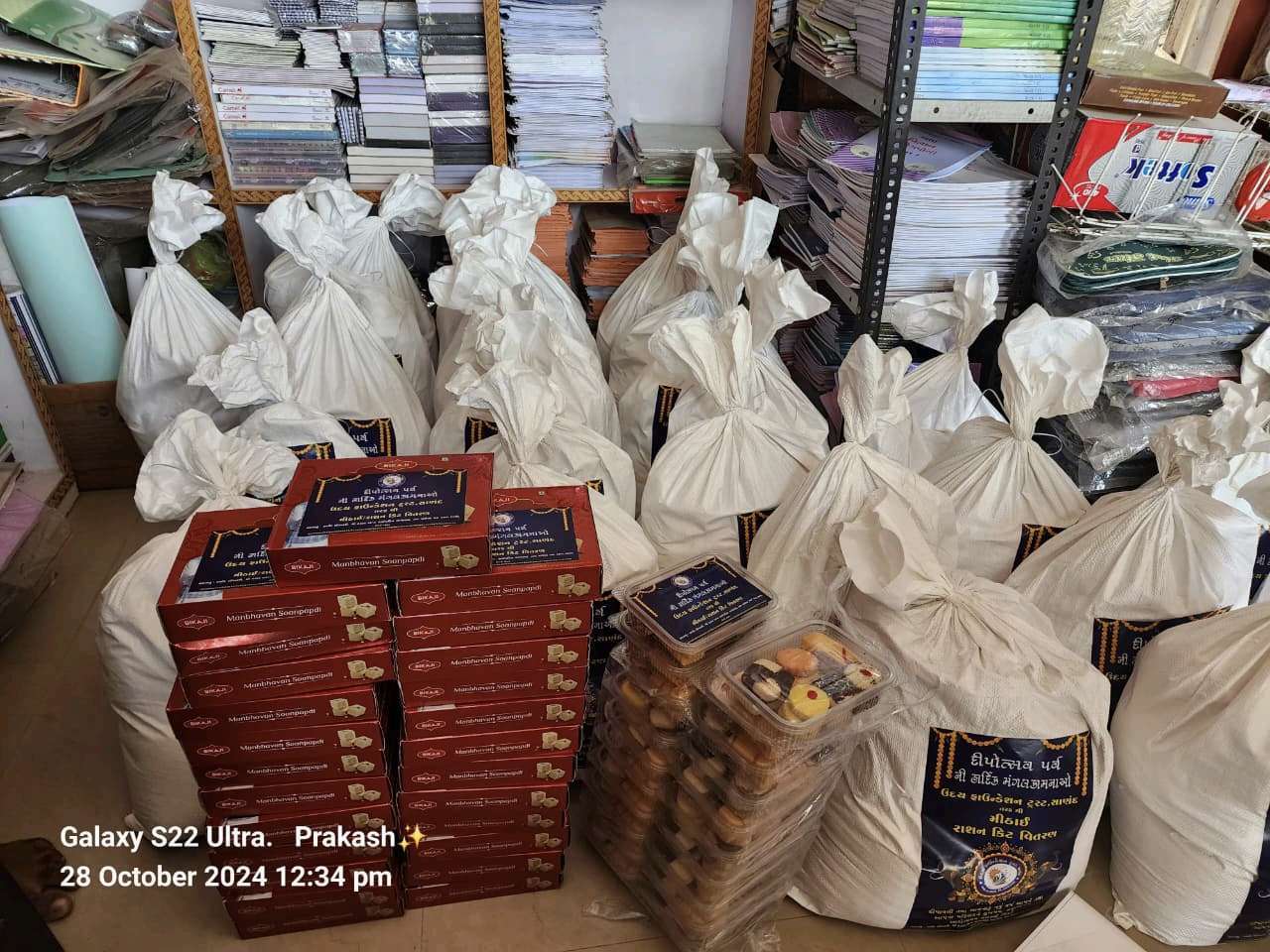 Diwali Sweets & Ration Kit Distribution Drive